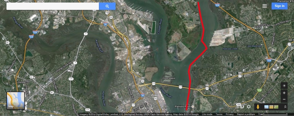 Lowcountry Splash 2014: 5 mile course. 