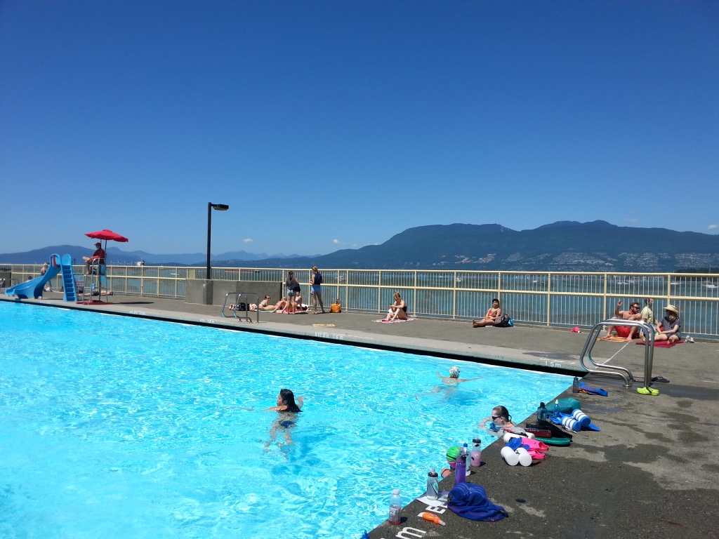 Kitsilano Beach Pool. June 2015.
